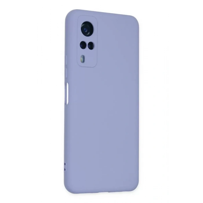 Vivo Y53S Kılıf Nano içi Kadife Silikon - Lila