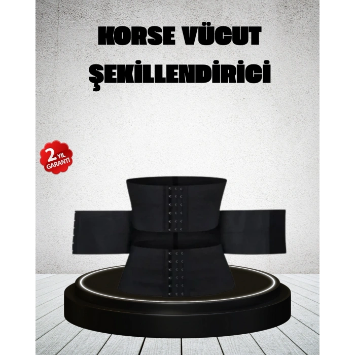 Vücut Şekillendirici Bel Sargısı Kaymaz Esnek Tasarım