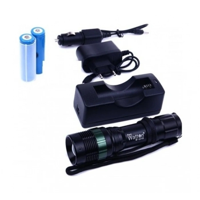 Watton / Wt-037 - Orjinal 500 Lümen Şarjlı Zoomlu Acil Durum Feneri
