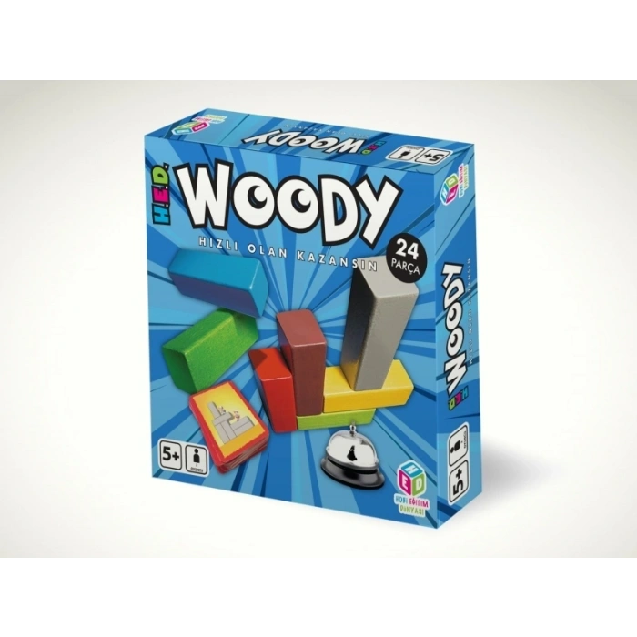 Woody Ahşap 3 Boyutlu Geometrik Zeka Oyunu