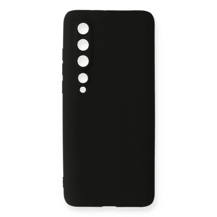 Xiaomi Mi 10 Kılıf First Silikon - Siyah