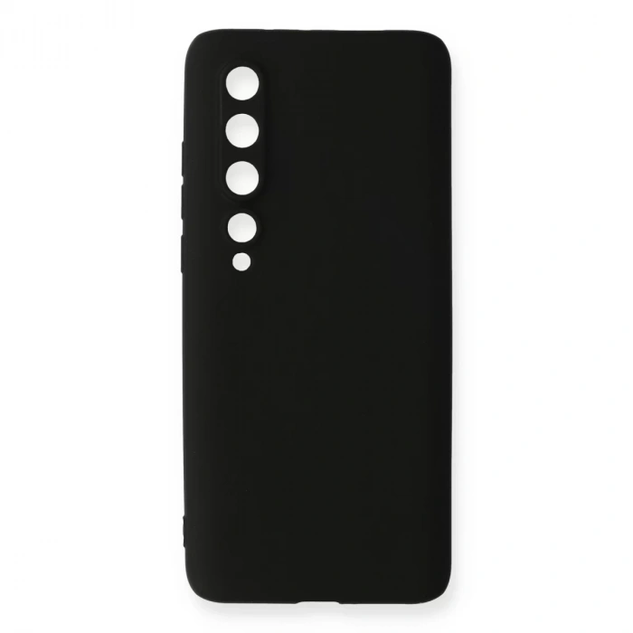 Xiaomi Mi 10 Kılıf First Silikon - Siyah
