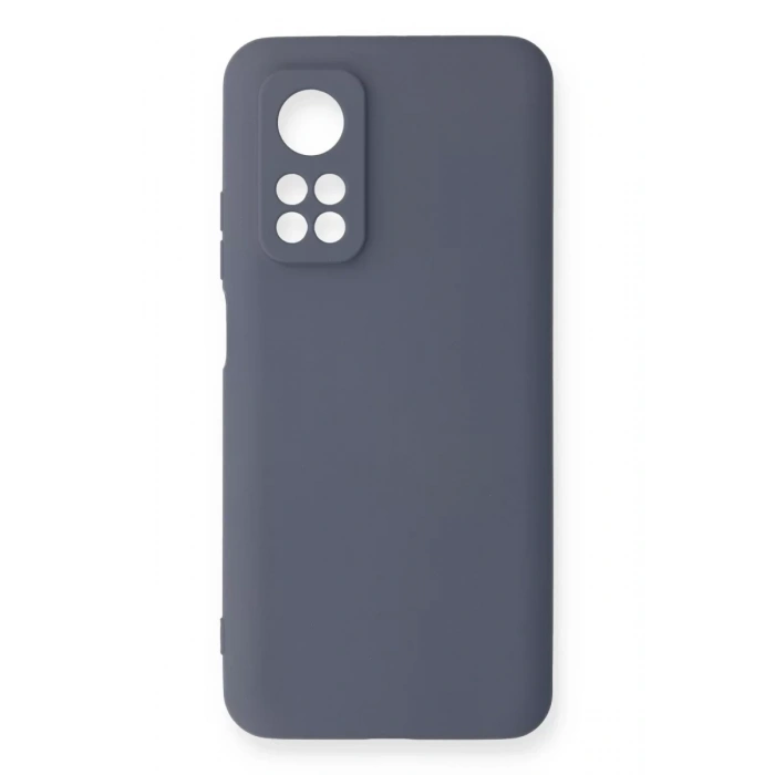 Xiaomi Mi 10T Kılıf Nano içi Kadife Silikon - Gri