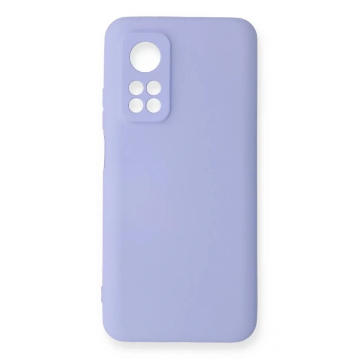 Xiaomi Mi 10T Kılıf Nano içi Kadife Silikon - Lila