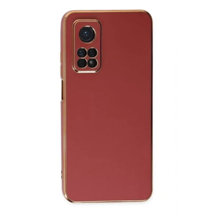 Xiaomi Mi 10T Kılıf Volet Silikon - Kırmızı