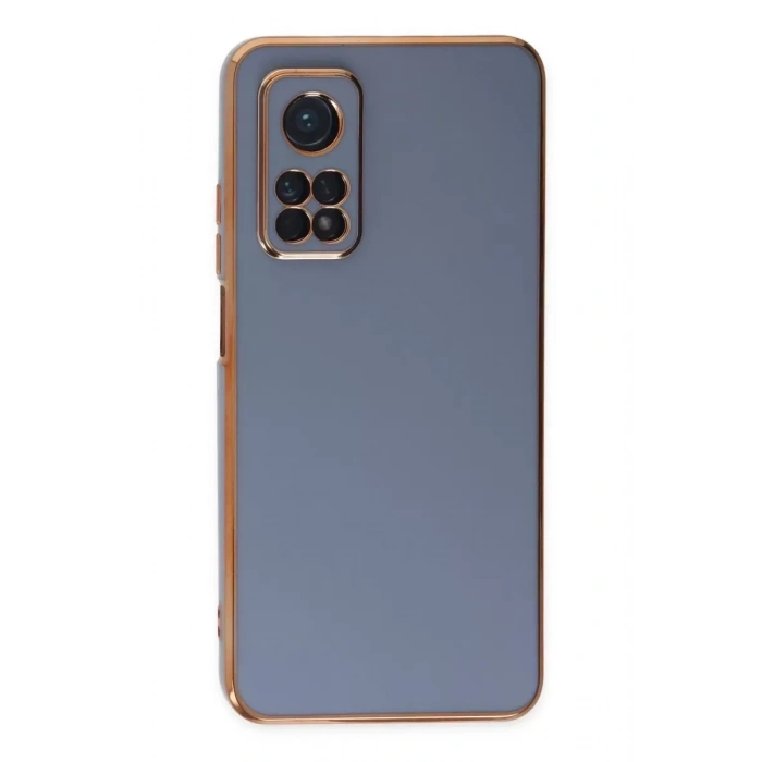 Xiaomi Mi 10T Kılıf Volet Silikon - Mavi