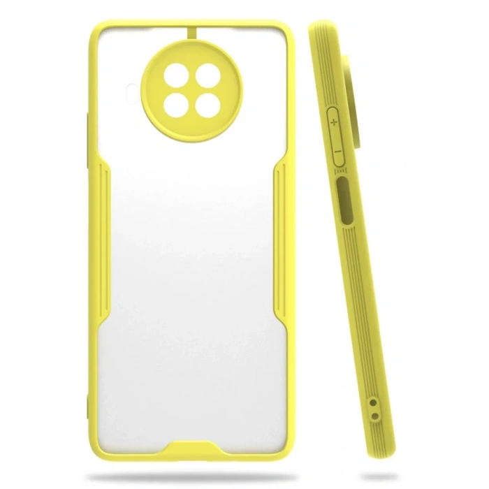 Xiaomi Mi 10T Lite Kılıf Platin Silikon - Sarı