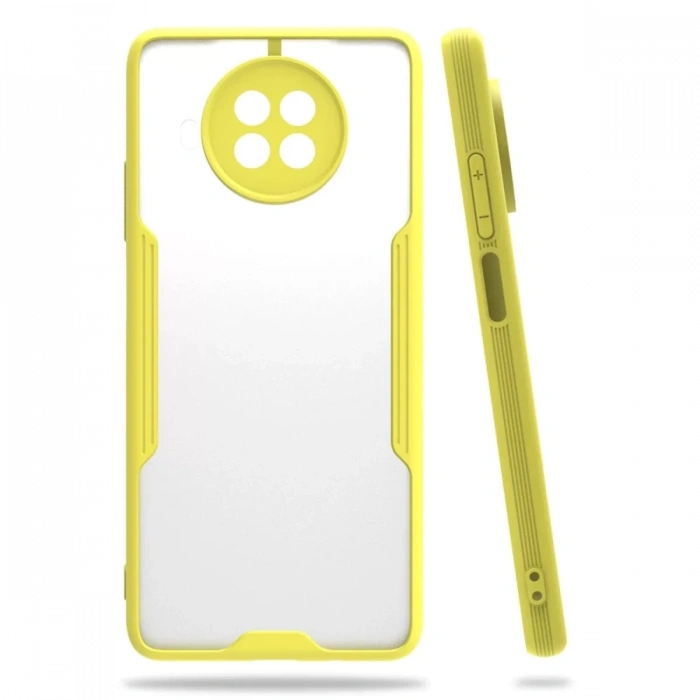 Xiaomi Mi 10T Lite Kılıf Platin Silikon - Sarı