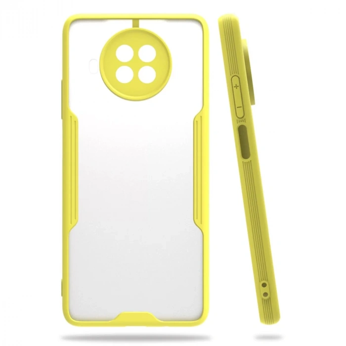 Xiaomi Mi 10T Lite Kılıf Platin Silikon - Sarı