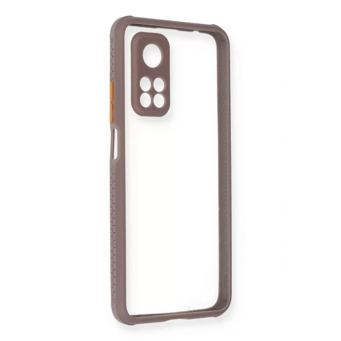 Xiaomi Mi 10T Pro Kılıf Miami Şeffaf Silikon - Açık Mor