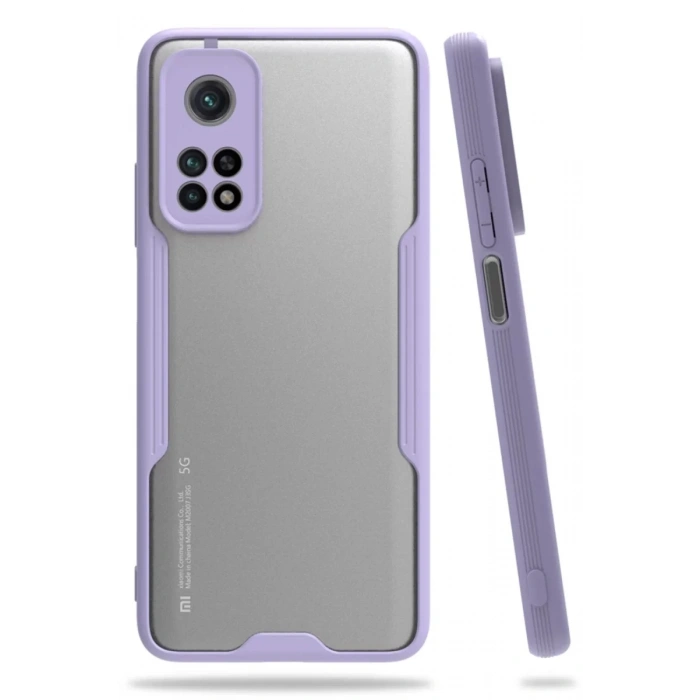 Xiaomi Mi 10T Pro Kılıf Platin Silikon - Lila