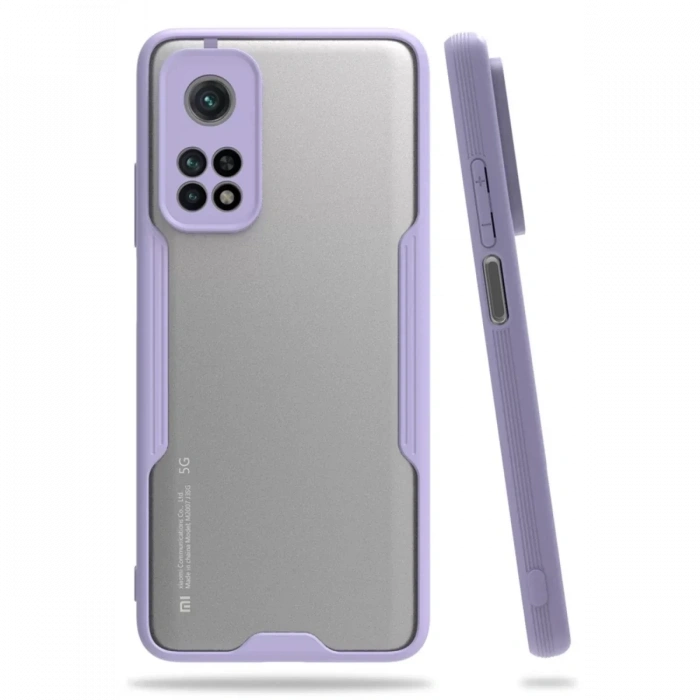 Xiaomi Mi 10T Pro Kılıf Platin Silikon - Lila