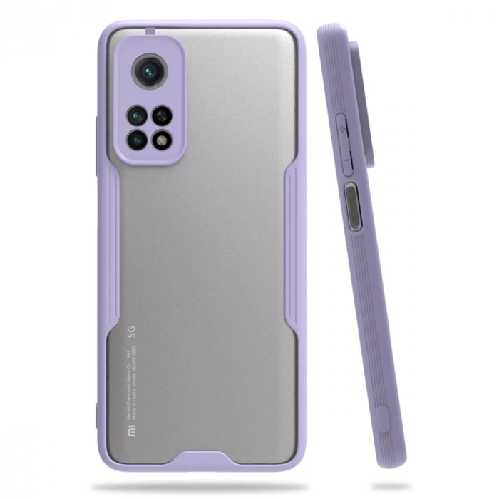 Xiaomi Mi 10T Pro Kılıf Platin Silikon - Lila