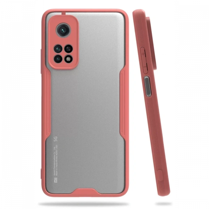 Xiaomi Mi 10T Pro Kılıf Platin Silikon - Pembe