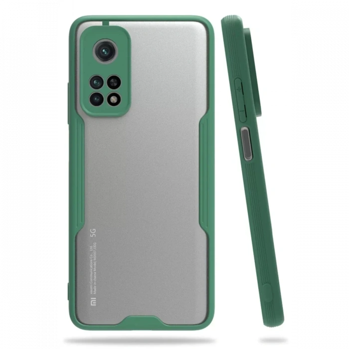 Xiaomi Mi 10T Pro Kılıf Platin Silikon - Yeşil