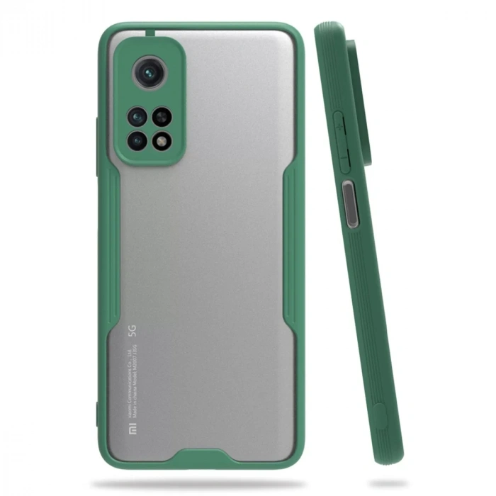 Xiaomi Mi 10T Pro Kılıf Platin Silikon - Yeşil