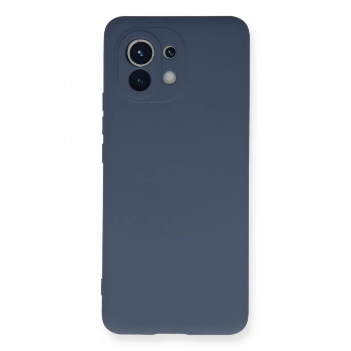 Xiaomi Mi 11 Kılıf Nano içi Kadife Silikon - Gri