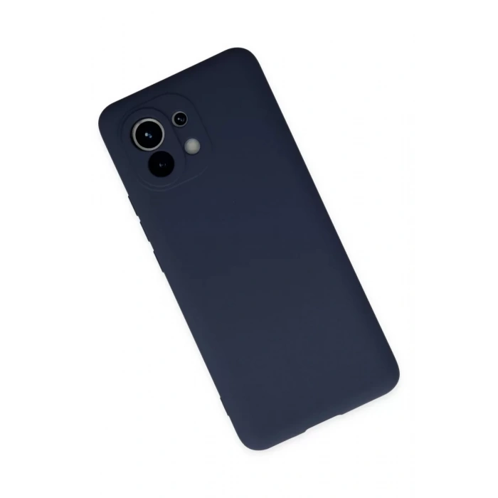 Xiaomi Mi 11 Kılıf Nano içi Kadife Silikon - Lacivert