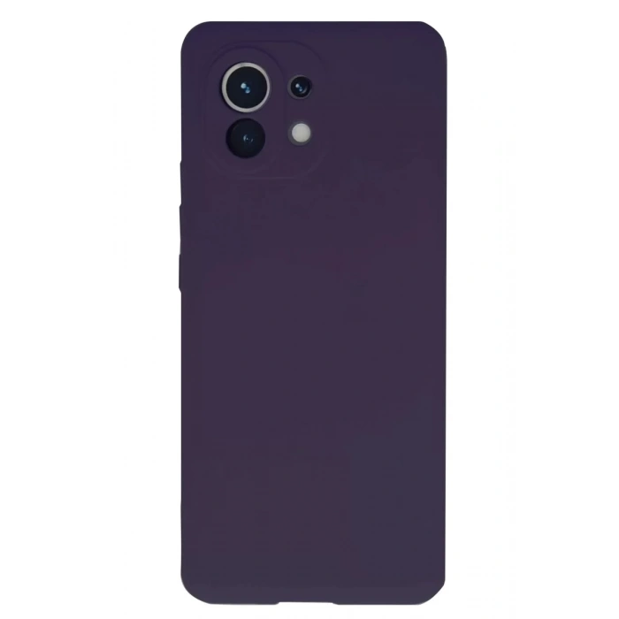 Xiaomi Mi 11 Kılıf Nano içi Kadife Silikon - Mor