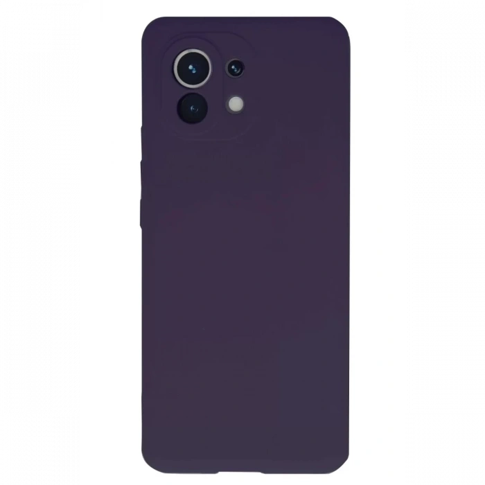 Xiaomi Mi 11 Kılıf Nano içi Kadife Silikon - Mor