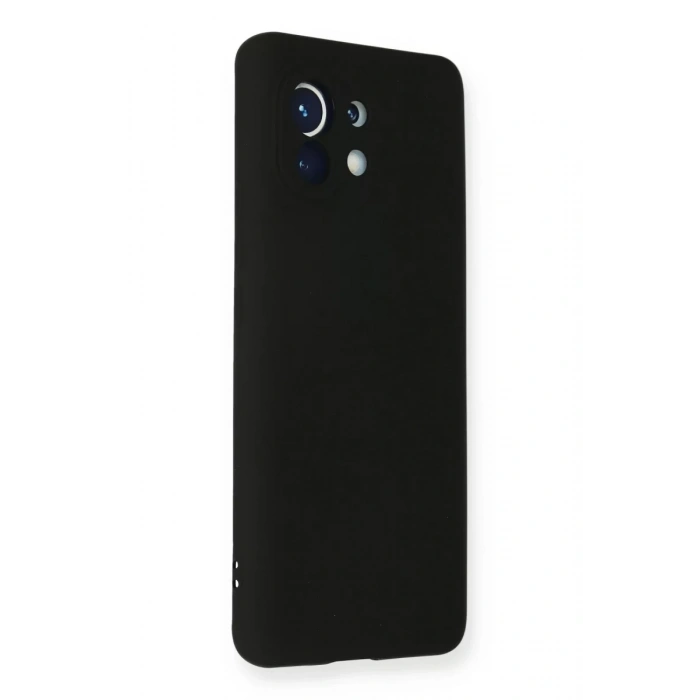 Xiaomi Mi 11 Kılıf Nano içi Kadife Silikon - Siyah