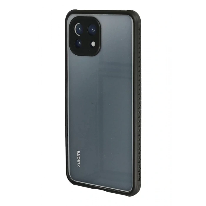 Xiaomi Mİ 11 Lite Kılıf Miami Şeffaf Silikon - Siyah