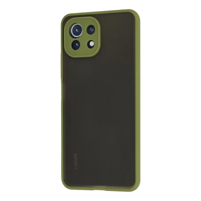 Xiaomi Mİ 11 Lite Kılıf Montreal Silikon Kapak - Açık Yeşil