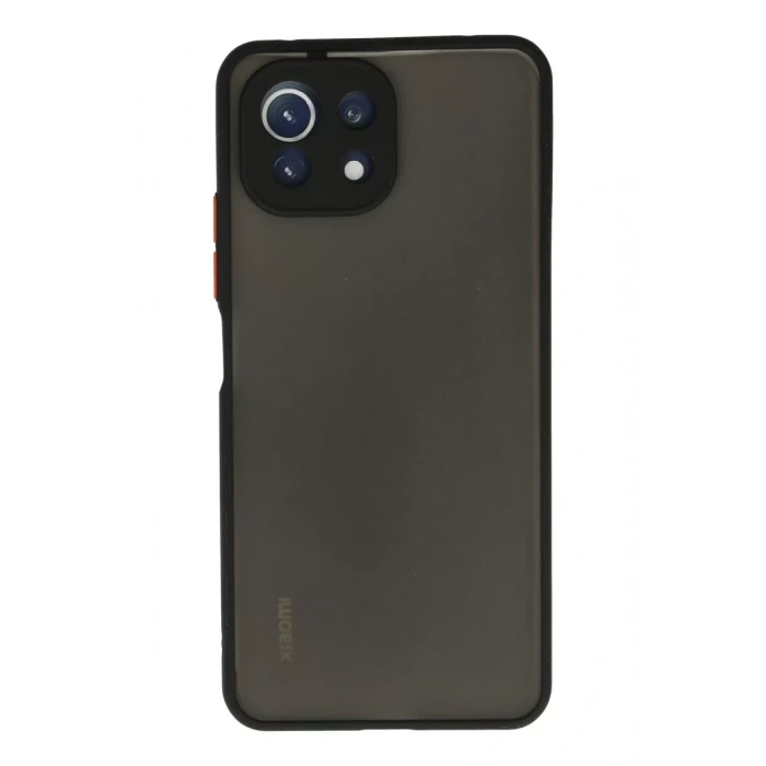Xiaomi Mİ 11 Lite Kılıf Montreal Silikon Kapak - Siyah