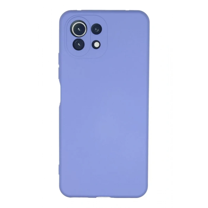 Xiaomi Mİ 11 Lite Kılıf Nano içi Kadife Silikon - Lila