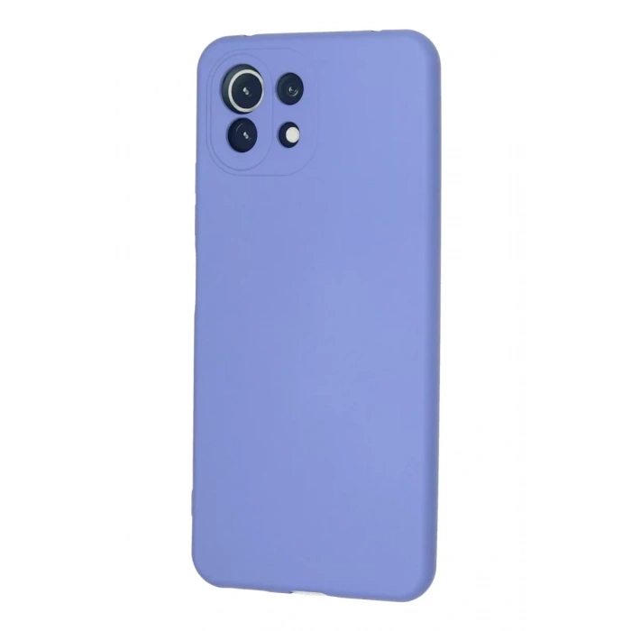 Xiaomi Mİ 11 Lite Kılıf Nano içi Kadife Silikon - Lila