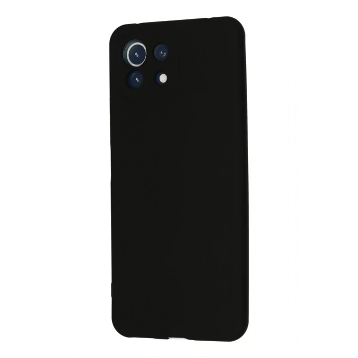 Xiaomi Mİ 11 Lite Kılıf Nano içi Kadife Silikon - Siyah