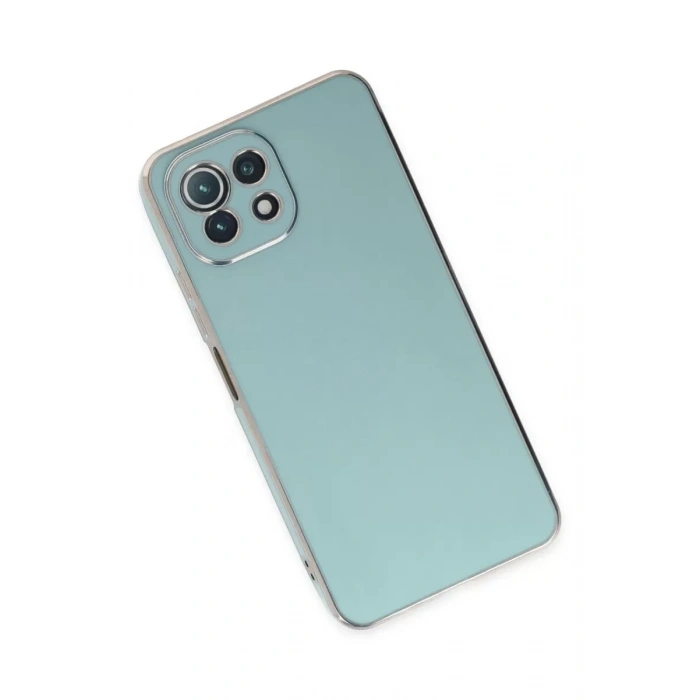 Xiaomi Mİ 11 Lite Kılıf Volet Silikon - Açık Yeşil