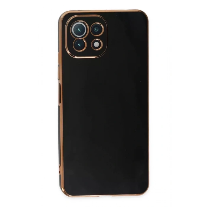 Xiaomi Mİ 11 Lite Kılıf Volet Silikon - Siyah