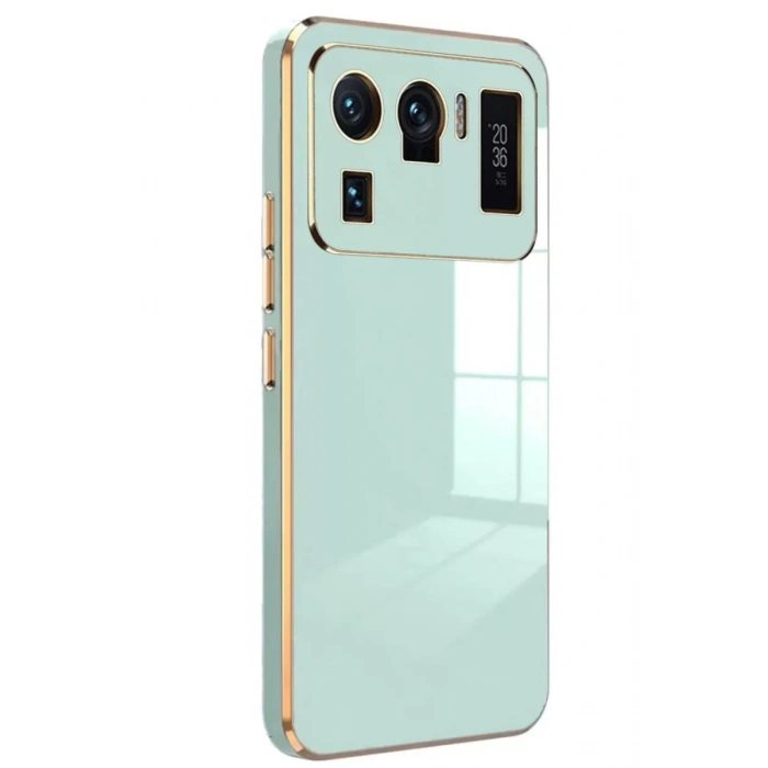 Xiaomi Mi 11 Ultra Kılıf Volet Silikon - Açık Yeşil