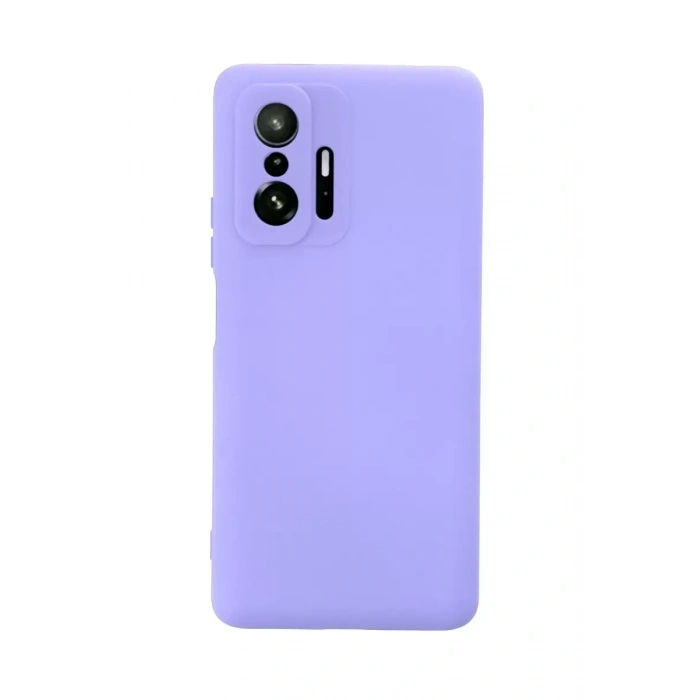 Xiaomi Mi 11T Pro Kılıf Nano içi Kadife Silikon - Lila