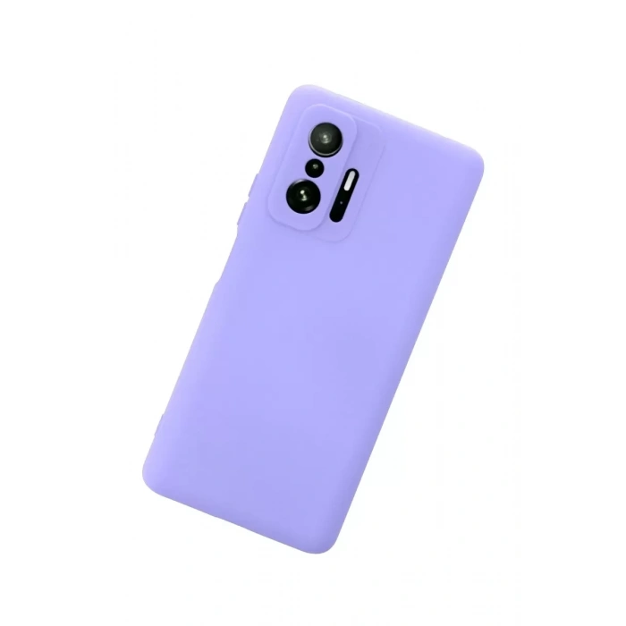 Xiaomi Mi 11T Pro Kılıf Nano içi Kadife Silikon - Lila