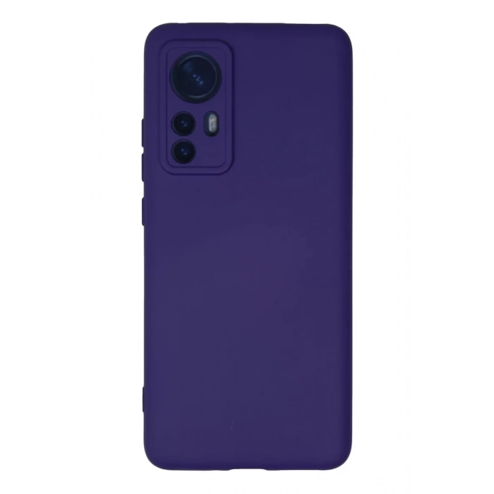 Xiaomi Mi 12 Kılıf Nano içi Kadife Silikon - Mor