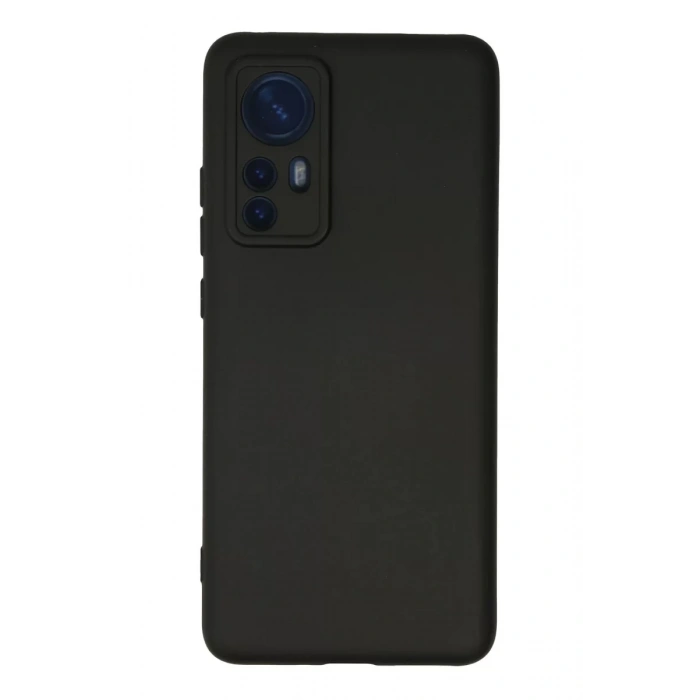 Xiaomi Mi 12 Kılıf Nano içi Kadife Silikon - Siyah