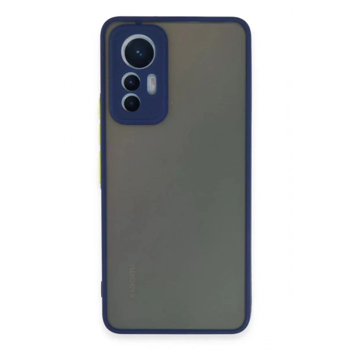 Xiaomi Mi 12 Lite Kılıf Montreal Silikon Kapak - Lacivert