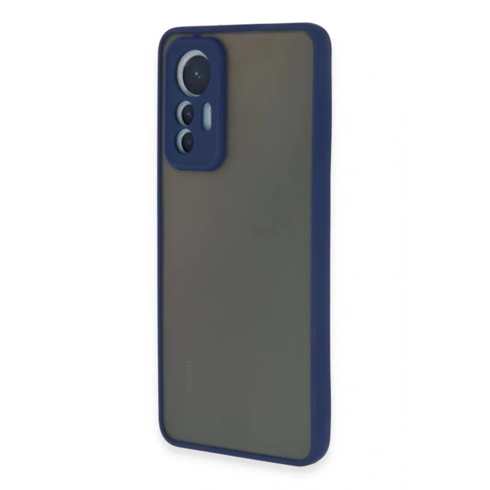 Xiaomi Mi 12 Lite Kılıf Montreal Silikon Kapak - Lacivert