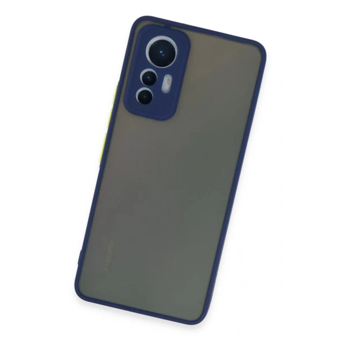 Xiaomi Mi 12 Lite Kılıf Montreal Silikon Kapak - Lacivert