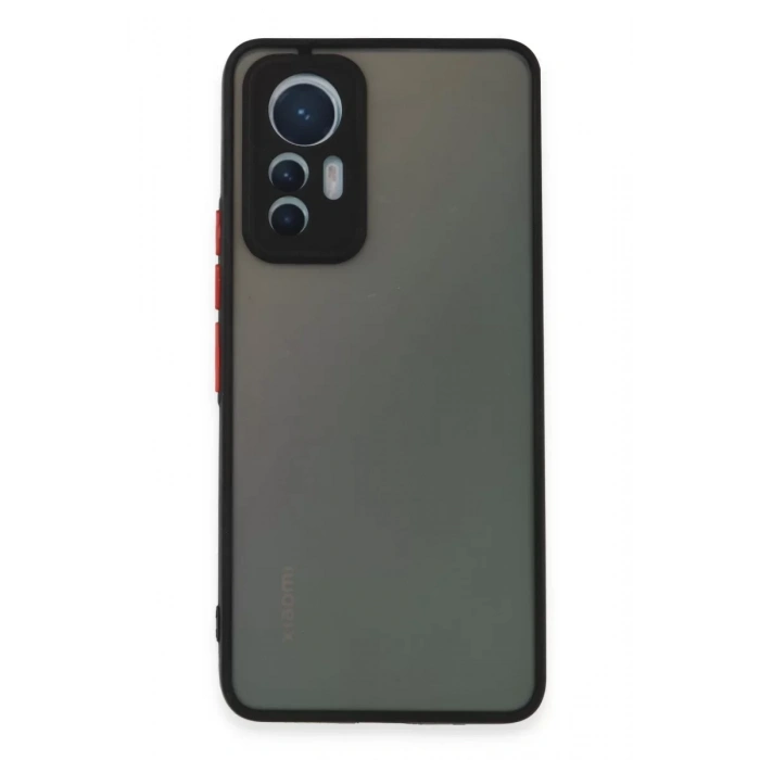 Xiaomi Mi 12 Lite Kılıf Montreal Silikon Kapak - Siyah