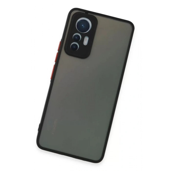 Xiaomi Mi 12 Lite Kılıf Montreal Silikon Kapak - Siyah