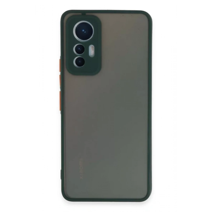 Xiaomi Mi 12 Lite Kılıf Montreal Silikon Kapak - Yeşil