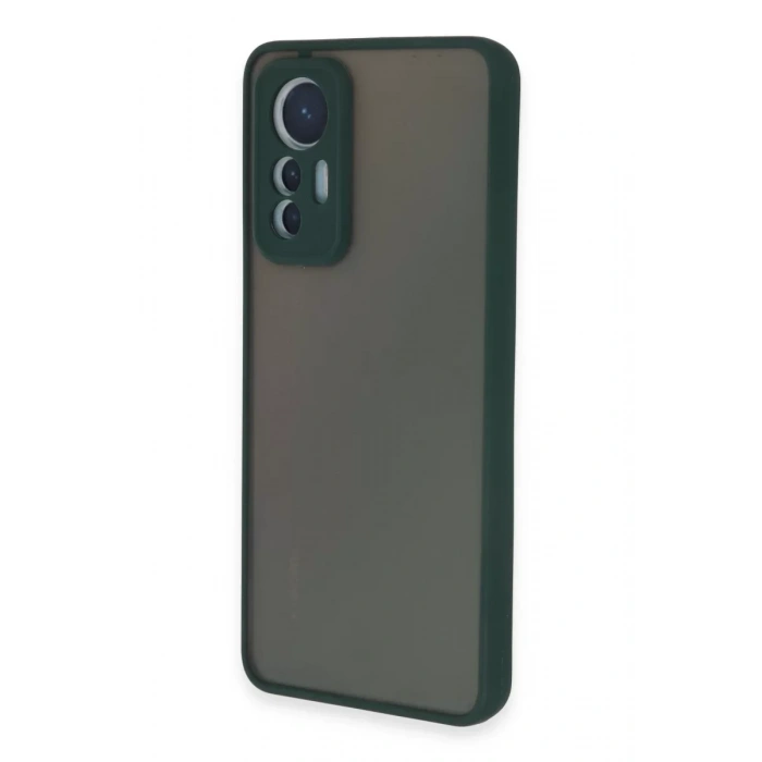 Xiaomi Mi 12 Lite Kılıf Montreal Silikon Kapak - Yeşil
