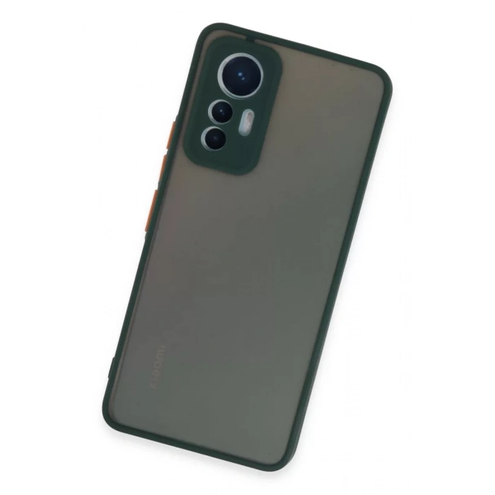 Xiaomi Mi 12 Lite Kılıf Montreal Silikon Kapak - Yeşil