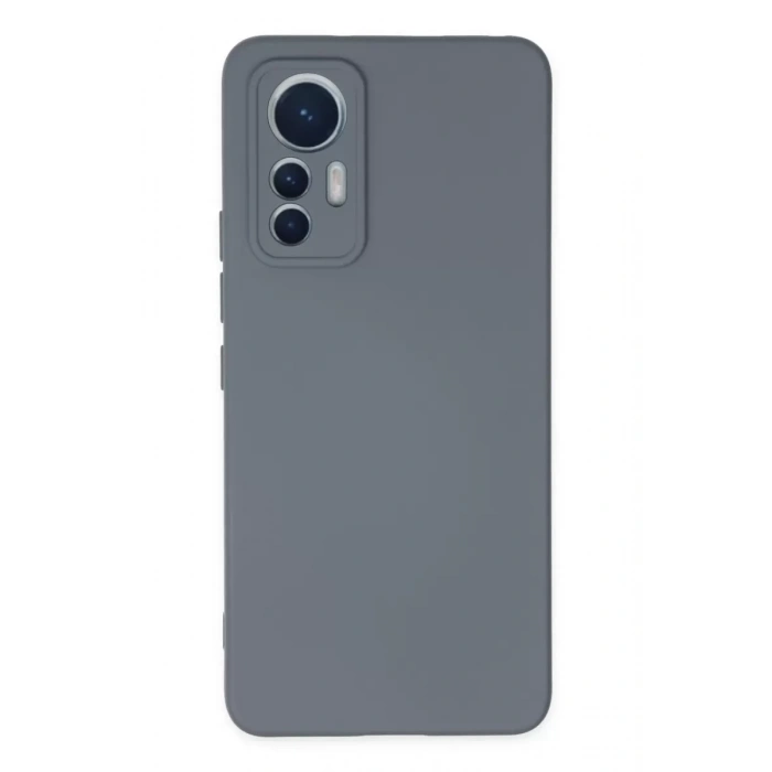 Xiaomi Mi 12 Lite Kılıf Nano içi Kadife Silikon - Gri