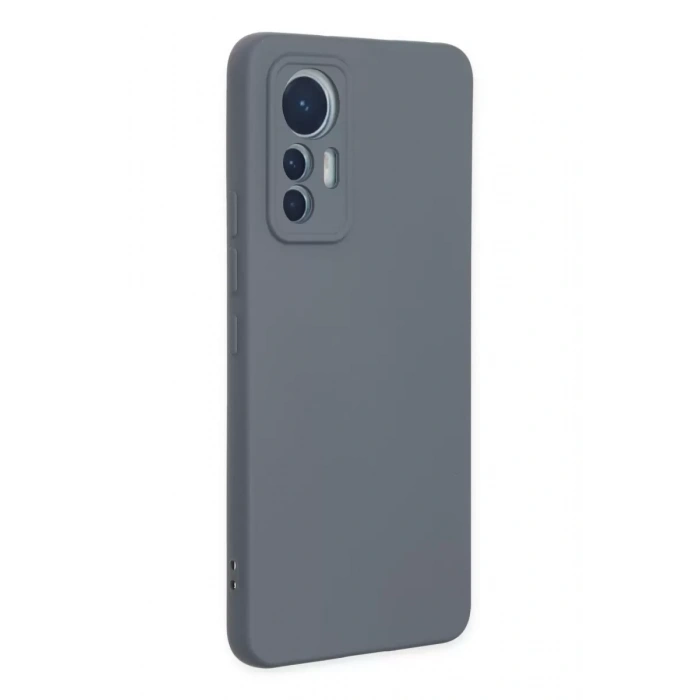 Xiaomi Mi 12 Lite Kılıf Nano içi Kadife Silikon - Gri