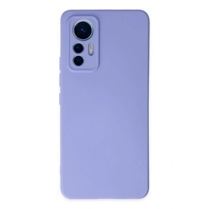 Xiaomi Mi 12 Lite Kılıf Nano içi Kadife Silikon - Lila