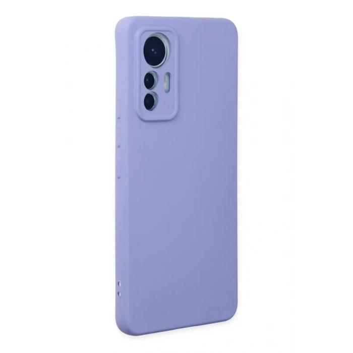 Xiaomi Mi 12 Lite Kılıf Nano içi Kadife Silikon - Lila